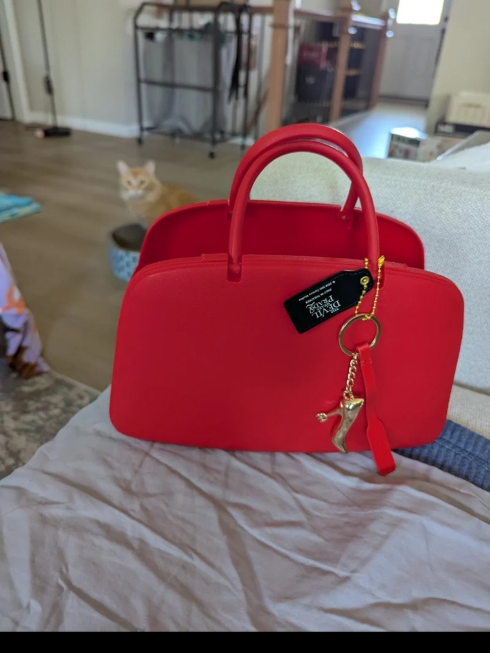 The Devil Wears Prada 2 Popcorn Bucket  Red Purse